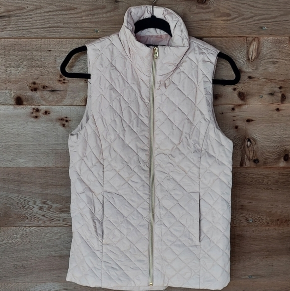 NWT Banana Republic Blush Puffer Vest XSmall - Picture 1 of 5